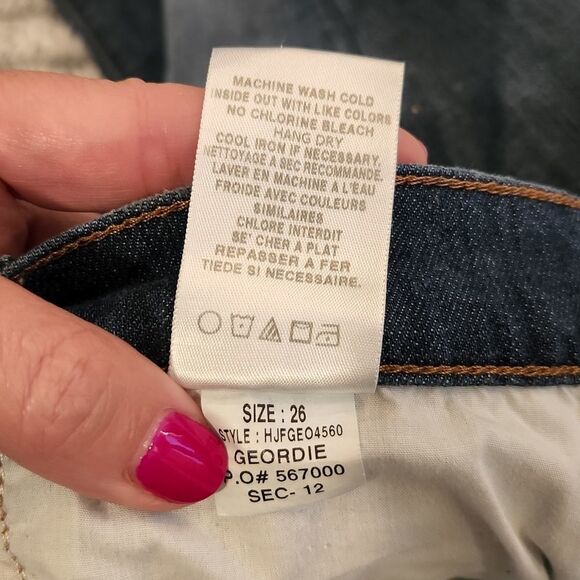 Medium wash Joe's "george" long  jean shorts size 26. - Picture 2 of 9